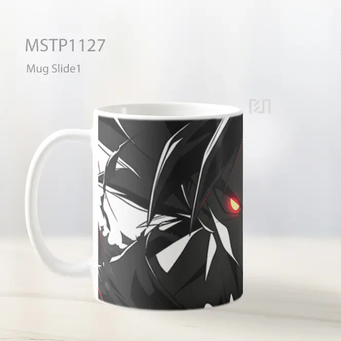 Goku Energi Merah Fokus Mug MSTP1127 - All-side / Desain