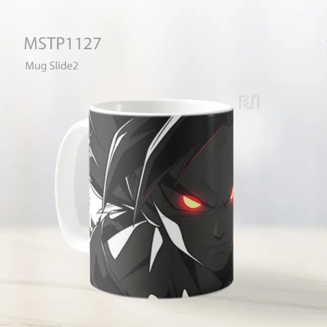 Goku Energi Merah Fokus Mug MSTP1127 - All-side / Desain