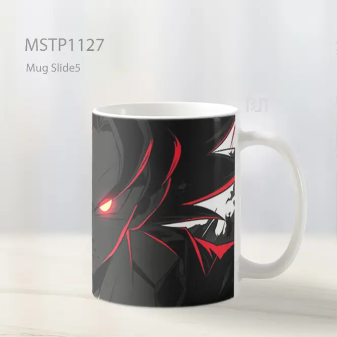 Goku Energi Merah Fokus Mug MSTP1127 - All-side / Desain