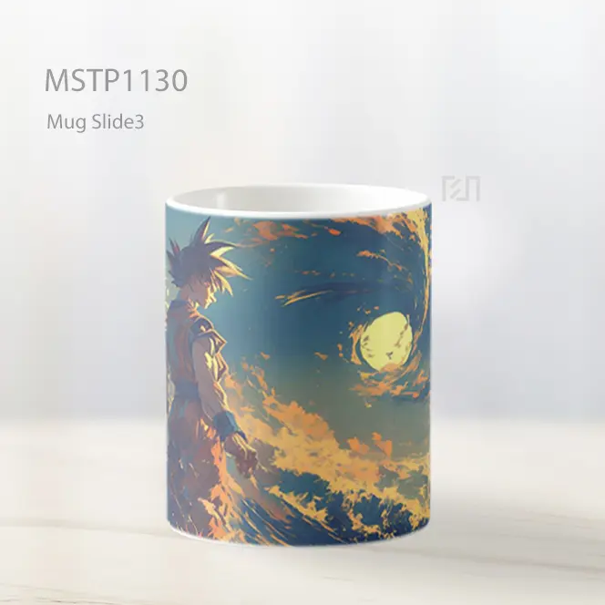 Goku Gaya Seni Mug MSTP1130 - All-side / Desain