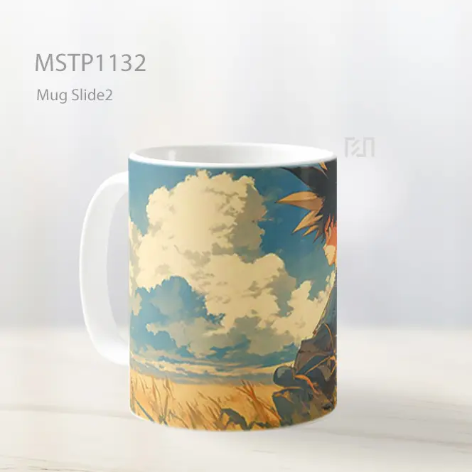 Goku In Field Anime Style Mug MSTP1132 - All-side / Desain