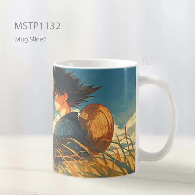 Goku In Field Anime Style Mug MSTP1132 - All-side / Desain