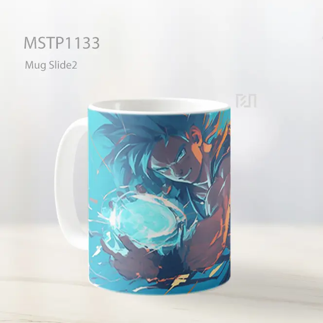 Goku Kekuatan Dragon Ball Z Mug MSTP1133 - All-side / Desain