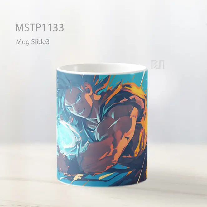 Goku Kekuatan Dragon Ball Z Mug MSTP1133 - All-side / Desain