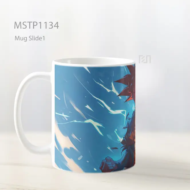 Goku Ledakan Energi Mug MSTP1134 - All-side / Desain