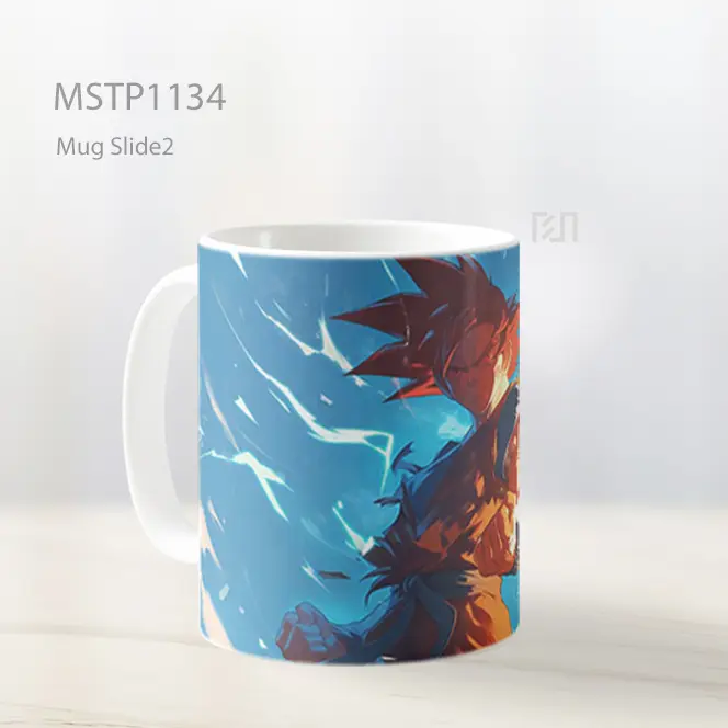 Goku Ledakan Energi Mug MSTP1134 - All-side / Desain