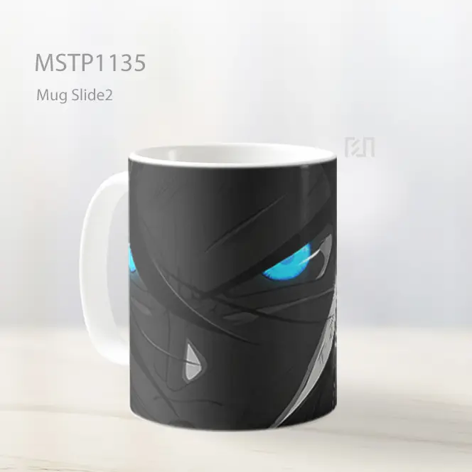 Goku Mata Biru Bercahaya Anime Gelap Mug MSTP1135 - All-side / Desain