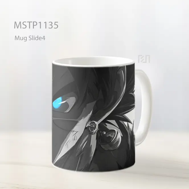 Goku Mata Biru Bercahaya Anime Gelap Mug MSTP1135