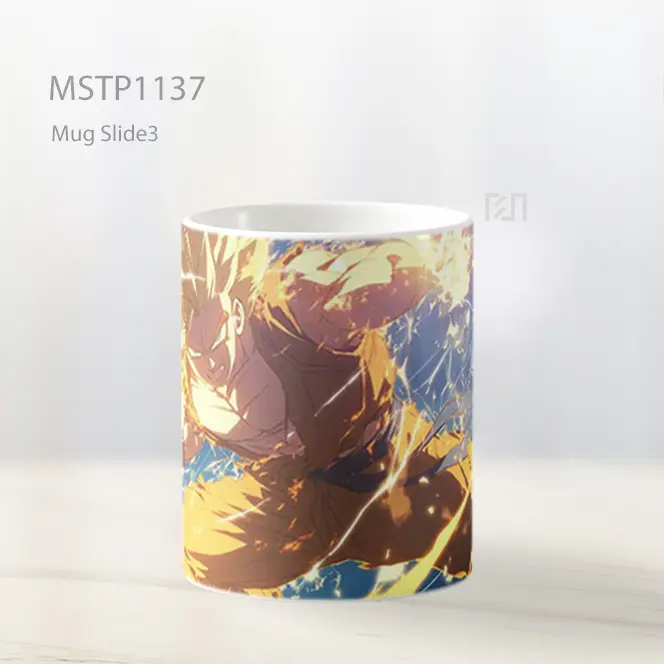 Goku Mengisi Energi Super Saiyan Mug MSTP1137 - All-side / Desain