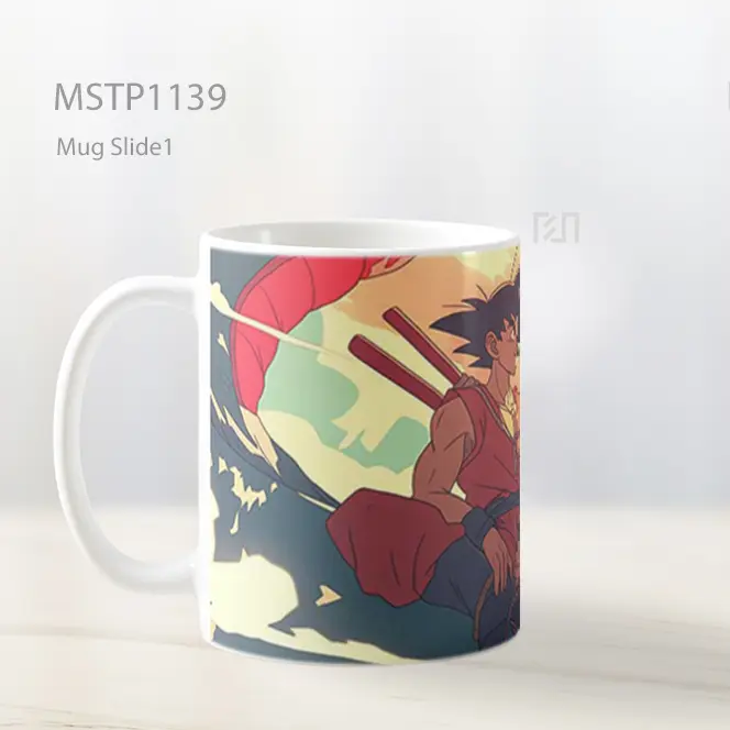 Goku Menunggang Shenron Di Awan Mug MSTP1139 - All-side / Desain