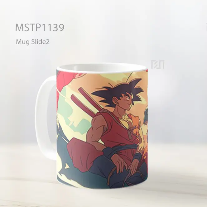 Goku Menunggang Shenron Di Awan Mug MSTP1139 - All-side / Desain
