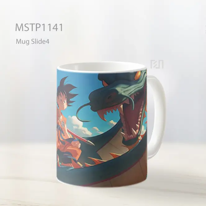 Goku Muda Naik Shenron Mug MSTP1141