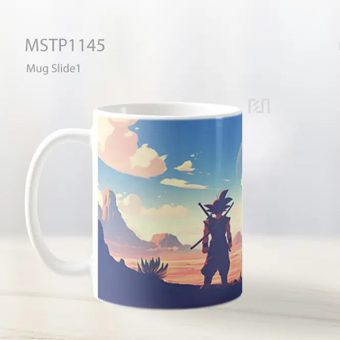 Goku Pemandangan Gurun Mug MSTP1145 - All-side / Desain