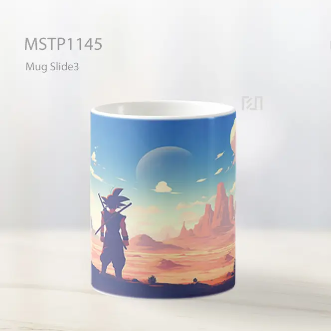 Goku Pemandangan Gurun Mug MSTP1145 - All-side / Desain