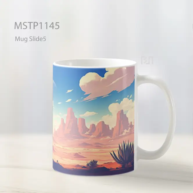 Goku Pemandangan Gurun Mug MSTP1145 - All-side / Desain