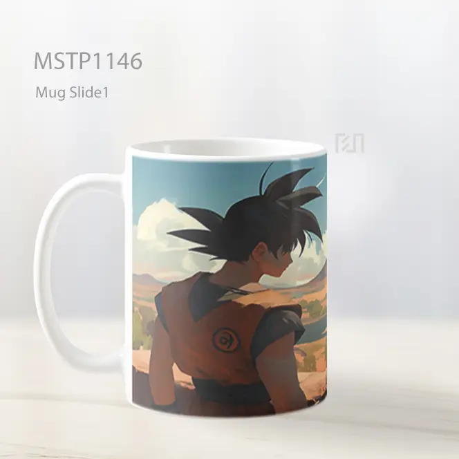 Goku Pemandangan Gurun Mug MSTP1146 - All-side / Desain