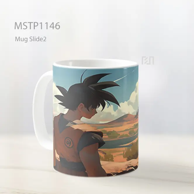 Goku Pemandangan Gurun Mug MSTP1146 - All-side / Desain