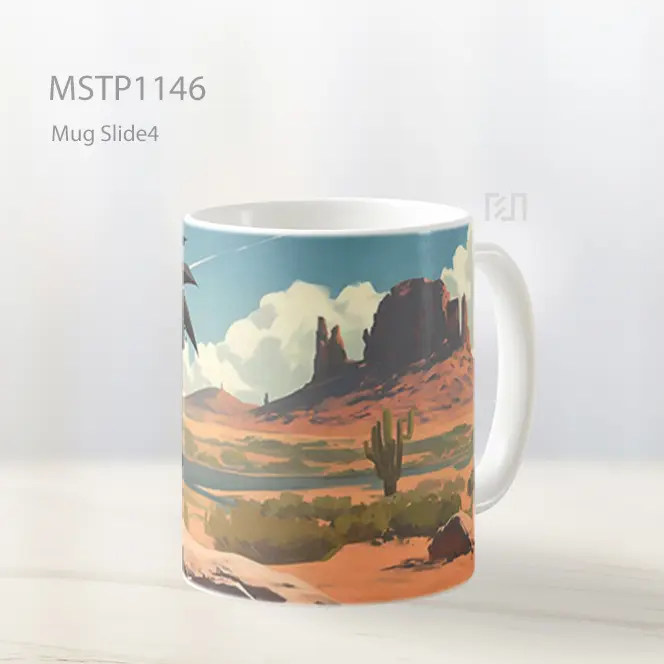 Goku Pemandangan Gurun Mug MSTP1146
