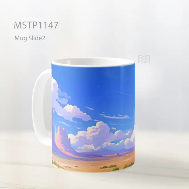 Goku Petualangan Gurun Moto Mug MSTP1147 - All-side / Desain
