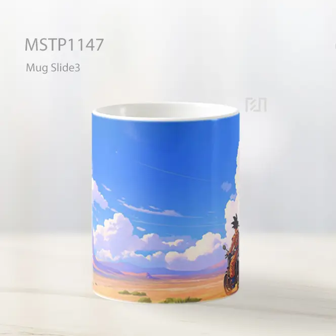 Goku Petualangan Gurun Moto Mug MSTP1147 - All-side / Desain