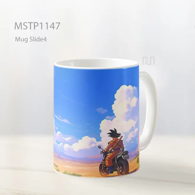 Goku Petualangan Gurun Moto Mug MSTP1147
