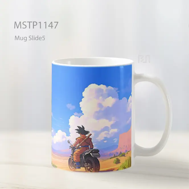 Goku Petualangan Gurun Moto Mug MSTP1147 - All-side / Desain