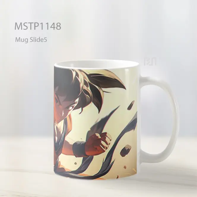 Goku Pose 3D Wallpaper Mug MSTP1148 - All-side / Desain