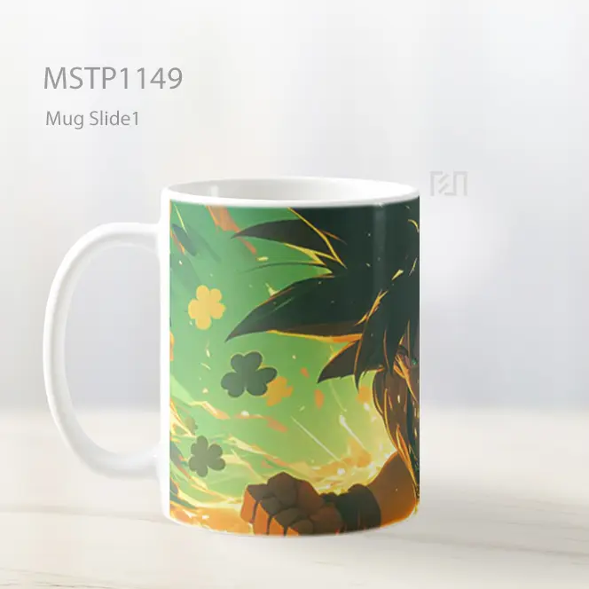 Goku Power Clover St Patricks Day Mug MSTP1149 - All-side / Desain