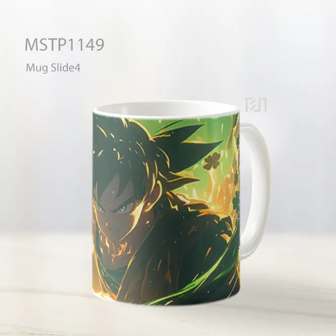 Goku Power Clover St Patricks Day Mug MSTP1149