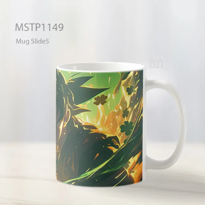 Goku Power Clover St Patricks Day Mug MSTP1149 - All-side / Desain