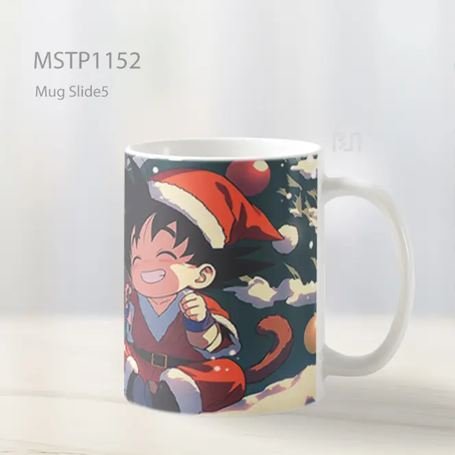 Goku Santa Claus Salju Natal Mug MSTP1152 - All-side / Desain