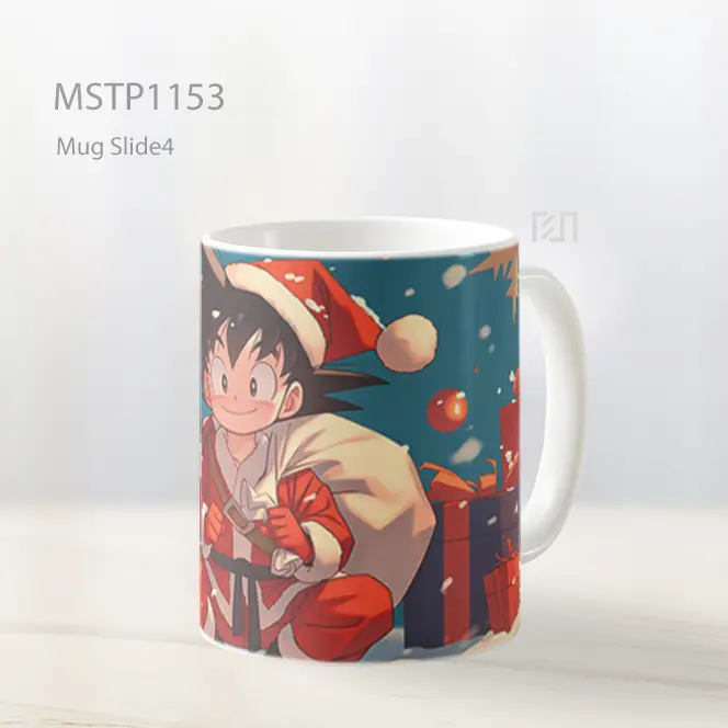 Goku Santa Kirim Hadiah Mug MSTP1153