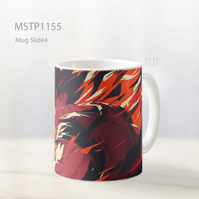 Goku Serius Oranye Dbz Anime Mug MSTP1155