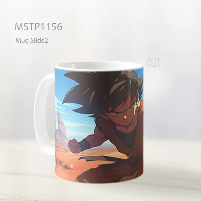 Goku Siap Bertarung Gurun Mug MSTP1156 - All-side / Desain