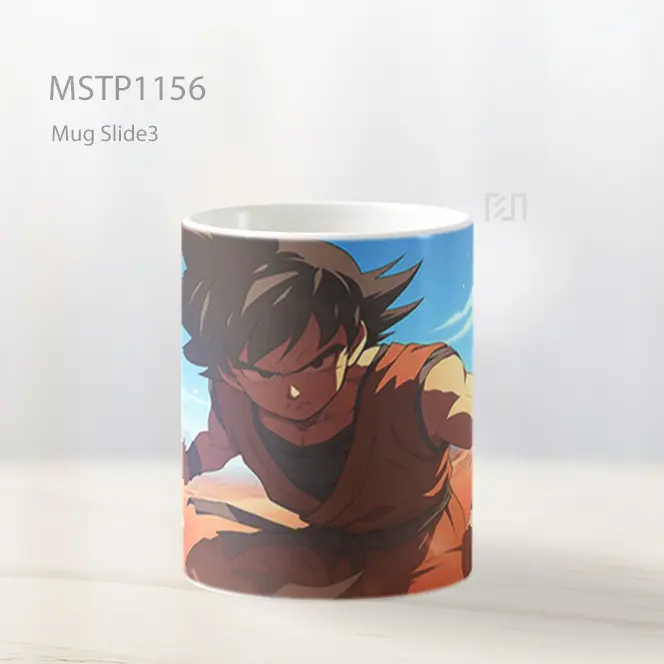 Goku Siap Bertarung Gurun Mug MSTP1156 - All-side / Desain