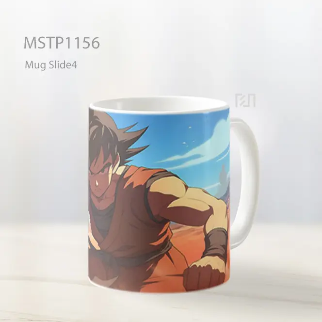 Goku Siap Bertarung Gurun Mug MSTP1156