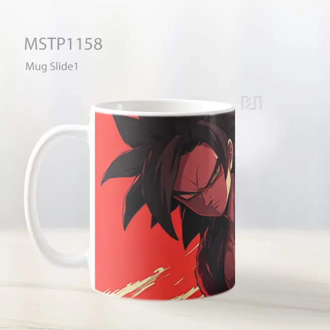 Goku Ssj4 Energi Merah Ganas Mug MSTP1158 - All-side / Desain