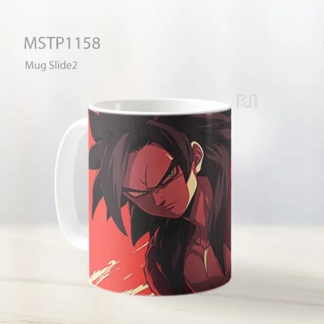 Goku Ssj4 Energi Merah Ganas Mug MSTP1158 - All-side / Desain