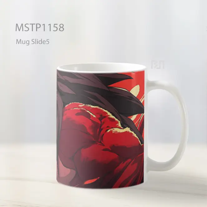 Goku Ssj4 Energi Merah Ganas Mug MSTP1158 - All-side / Desain