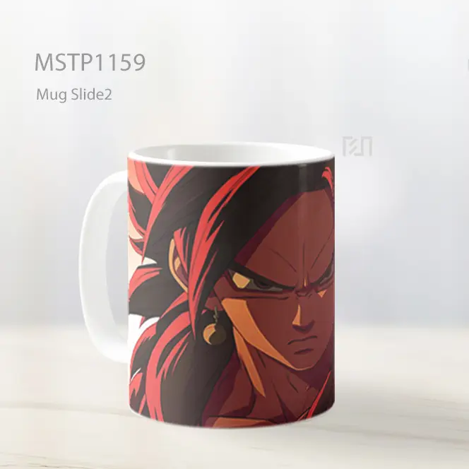 Goku Ssj4 Fusion Warrior Intense Glare Mug MSTP1159 - All-side / Desain