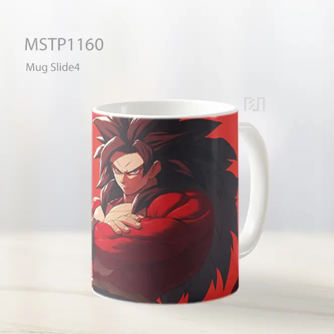 Goku Ssj4 Kekuatan Merah Dragon Ball Mug MSTP1160