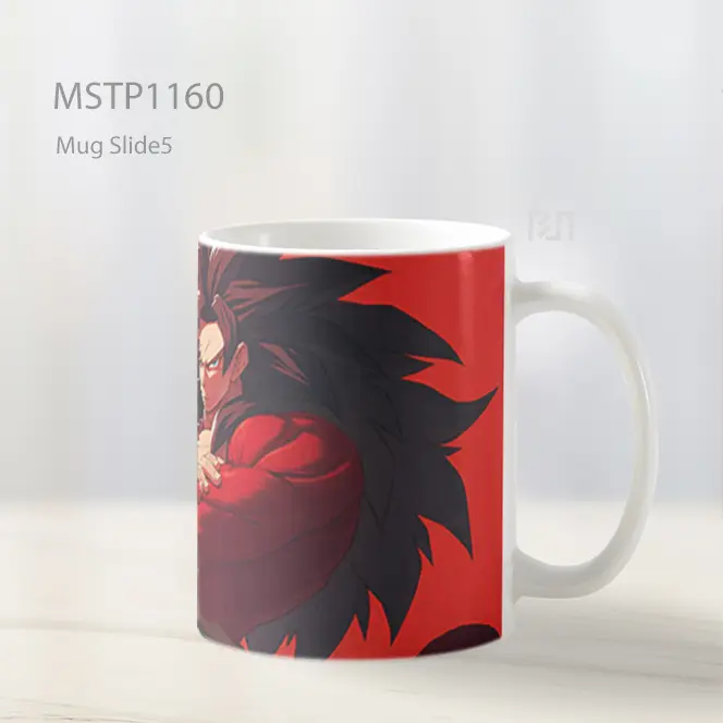 Goku Ssj4 Kekuatan Merah Dragon Ball Mug MSTP1160 - All-side / Desain