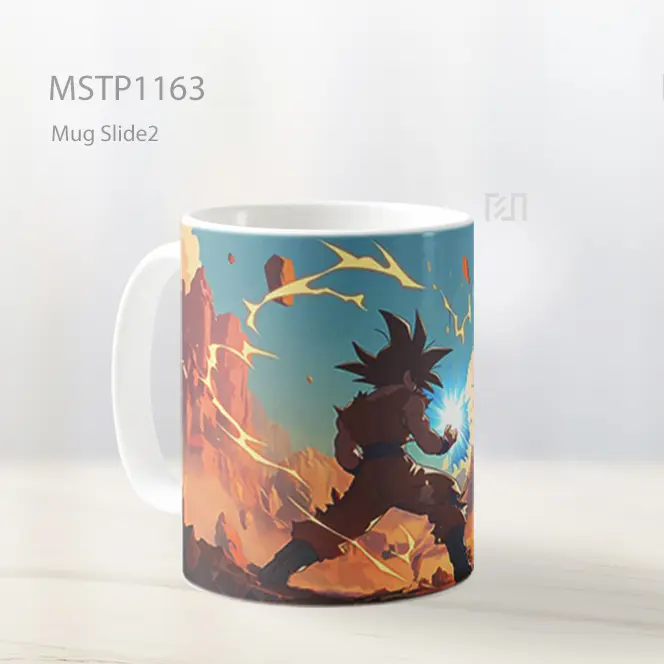 Goku Super Saiyan Dragon Ball Mug MSTP1163 - All-side / Desain
