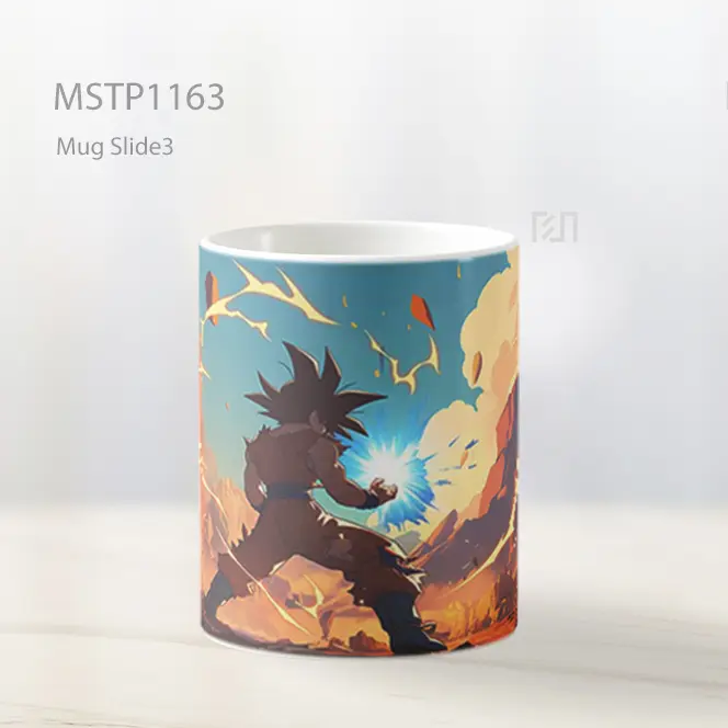 Goku Super Saiyan Dragon Ball Mug MSTP1163 - All-side / Desain