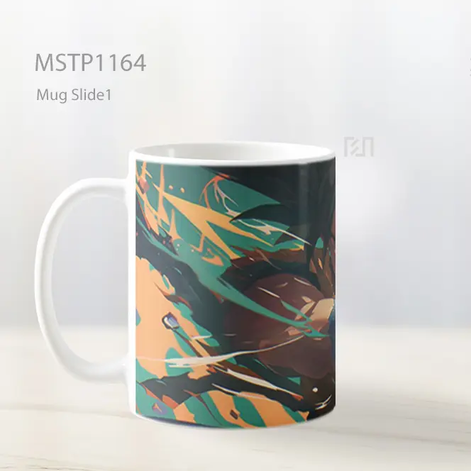 Goku Super Saiyan Energi Mug MSTP1164 - All-side / Desain