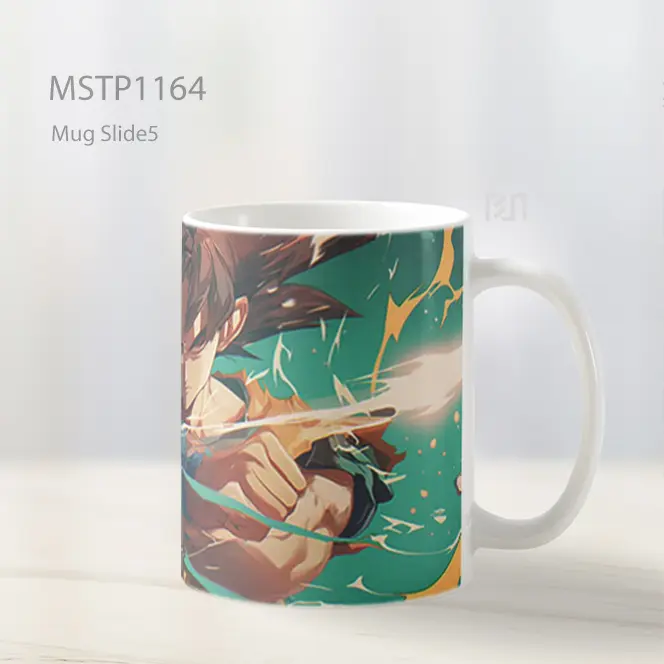 Goku Super Saiyan Energi Mug MSTP1164 - All-side / Desain