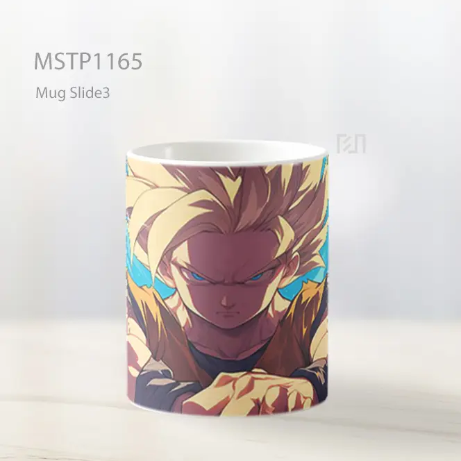 Goku Super Saiyan Energy Blast Mug MSTP1165 - All-side / Desain
