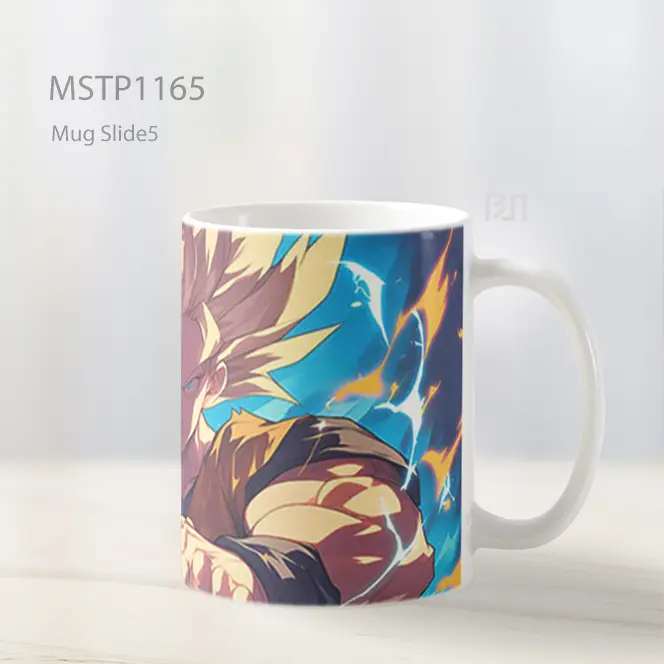 Goku Super Saiyan Energy Blast Mug MSTP1165 - All-side / Desain