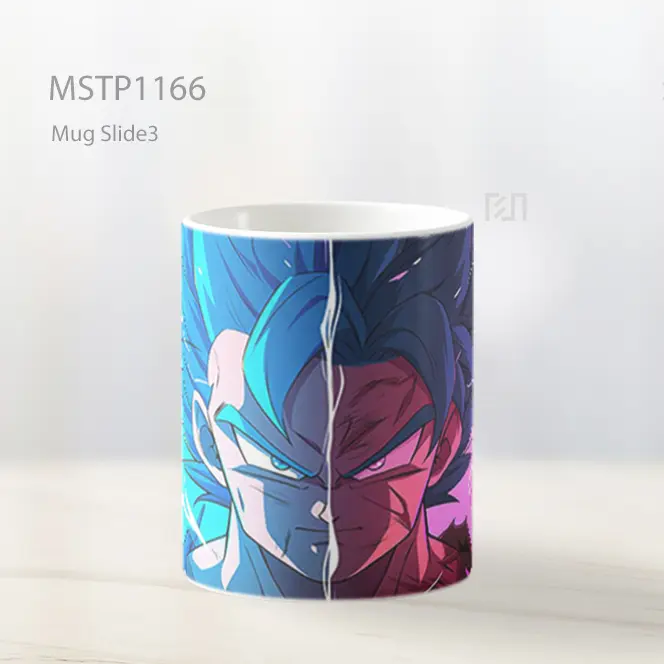 Goku Super Saiyan God Vs Super Saiyan Mug MSTP1166 - All-side / Desain