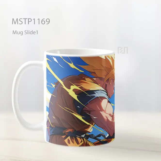 Goku Super Saiyan Power Mug MSTP1169 - All-side / Desain